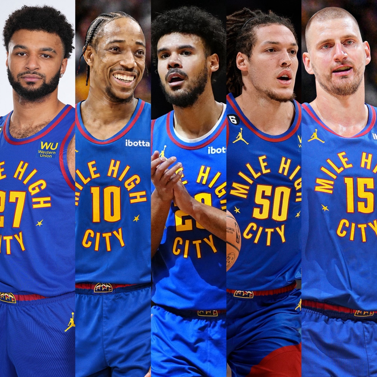 均龄32岁！🔥掘金预计首发：穆雷、德罗赞、黄忠、戈登、约基奇